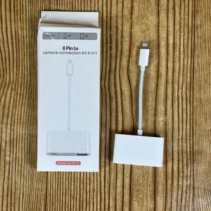 2 in 1 8-PIN to USB 3.0‎ OTG Adapter for iPhone Connect USB Flash Drive, Camera
